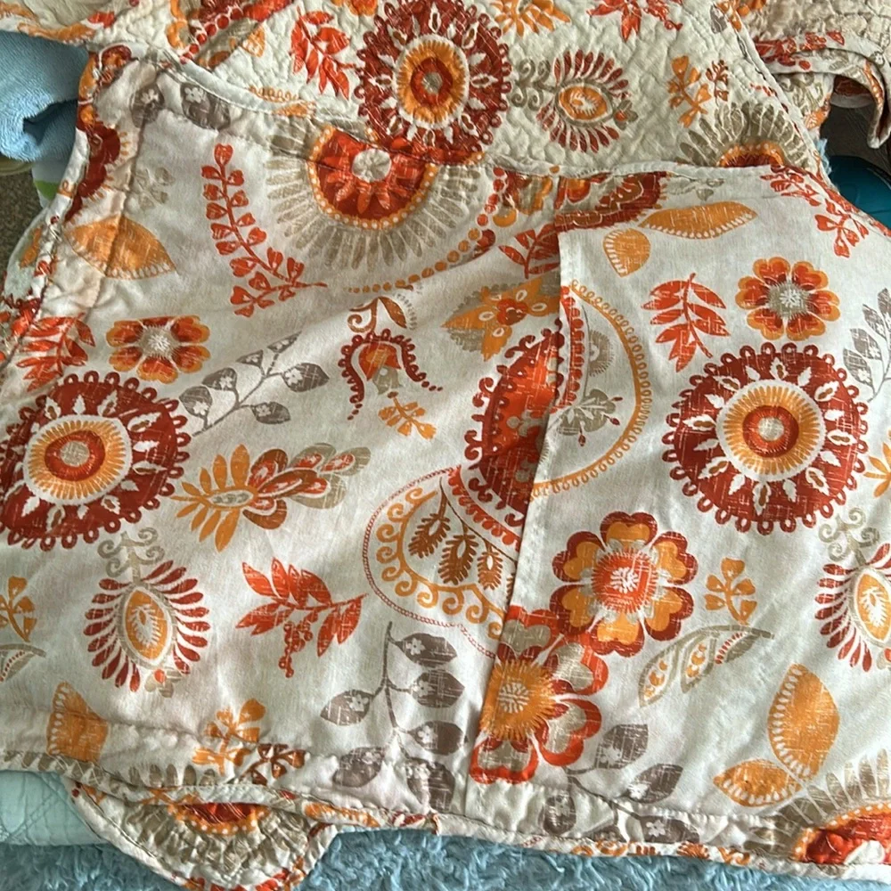 Vintage Twin Bedspread with 2 Pillow Shams